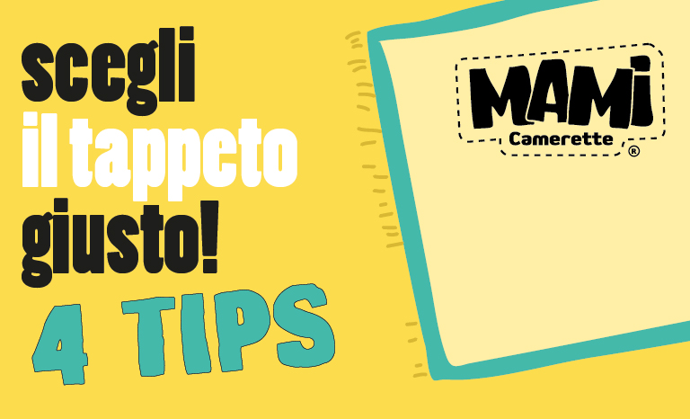 tappeti per camerette: 4 tips